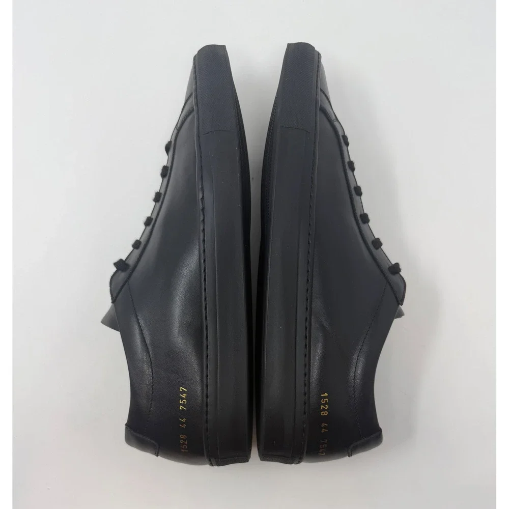 Common Projects Achilles Low Top Sneaker Black Size 11 US 44 EU - Picture 3 of 10
